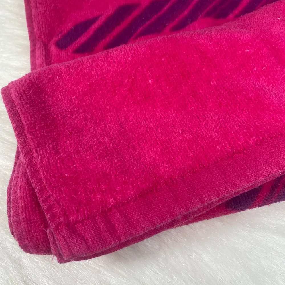 Zumba Fast Dash Fitness Towel Pink Purple Cotton Workout Gym Exercise